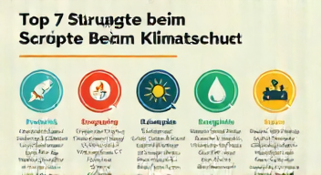 Das sind die Top 7 Schritte beim Klimaschutz