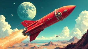 Der Wettlauf zum Mond: Raumfahrt, Technologien, Visionen