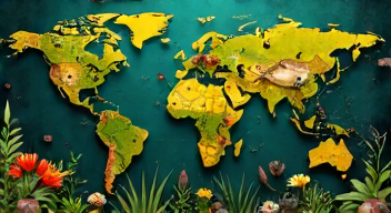 Die globale Verbreitung des Chytridpilzes (2/10)