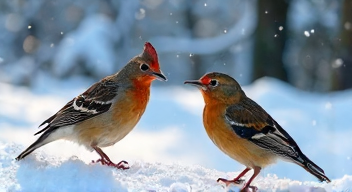 Ich erinnere mich an den Winter, als ich die Vögel fütterte (1/10)