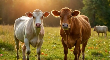 Kühe im Vergleich zu anderen Tieren (3/10)