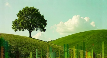 Künstlerische Reflexion über die Natur (8/10)