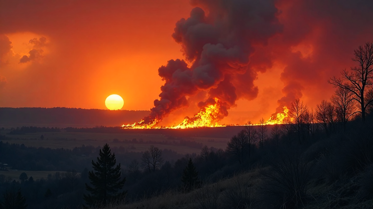 Klimawandel, Waldbrände und Treibhausgase: Ein düsteres Zusammenspiel