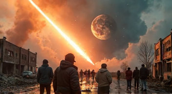 Soziale Reaktionen auf Meteoriteneinschläge (6/10)